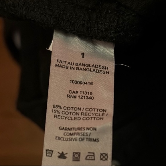 Garage Black Cargo Pants - Picture 4 of 4